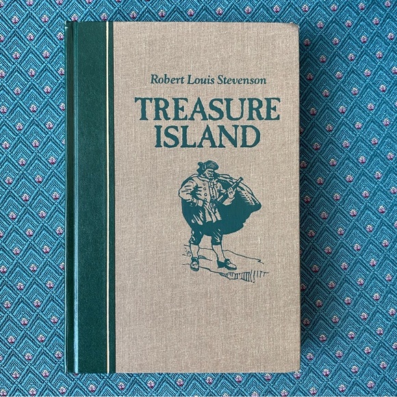 Vintage Treasure Island Novel by Robert Louis Stevenson Readers Digest Hardcover - Picture 4 of 13